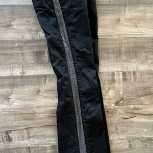 Ariat Black Jeans with Embellished stripes. Equine show pants.